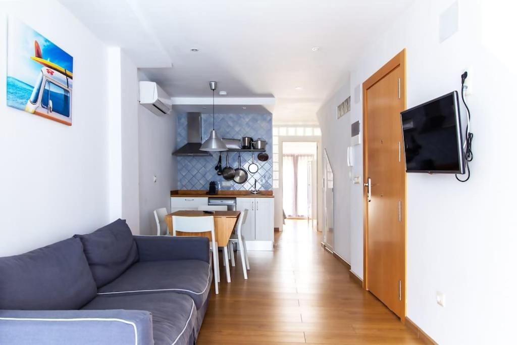 Apartamento Con Terraza Privada Cerca De La Playa บาเลนเซีย ภายนอก รูปภาพ